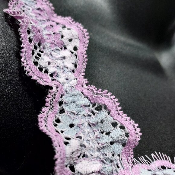 Victoria's Secret Dream Angel Lace Bra Bralette Pink Gray Lavender, Size 36C - Picture 4 of 13